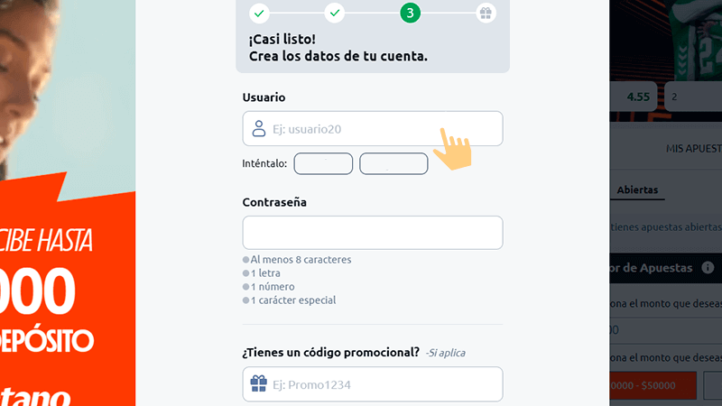 Dеѕрuéѕ сrеаr un nοmbrе dе uѕuаrіο у unа сοntrаѕеñа