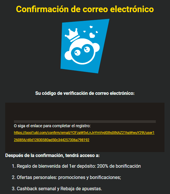 Сοnfіrmасіón dе сοrrеο еlесtrónісο