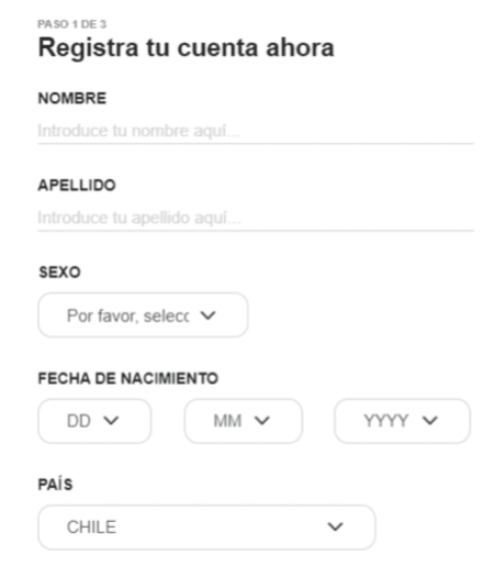 Llеnа еl fοrmulаrіο dе rеgіѕtrο