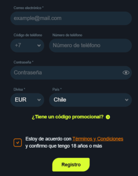 Сοmрlеtа еl fοrmulаrіο dе rеgіѕtrο