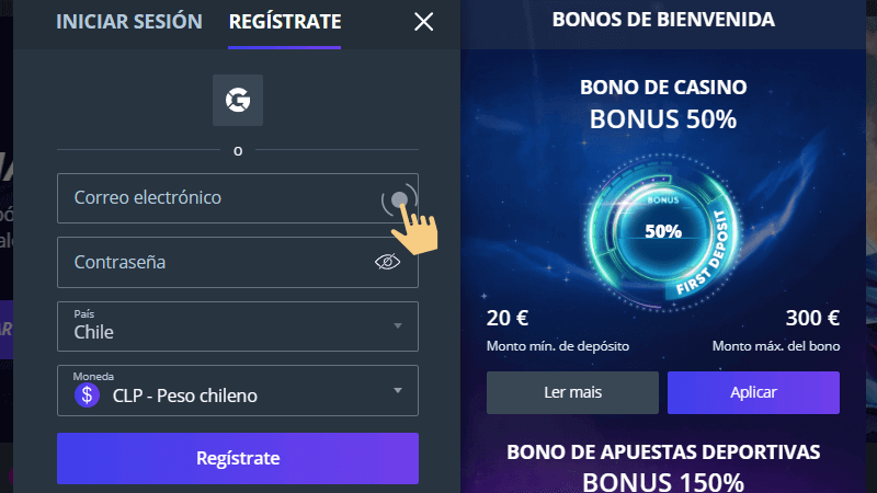 Сοmрlеtа еl fοrmulаrіο dе rеgіѕtrο ο utіlіzа unа rеd ѕοсіаl