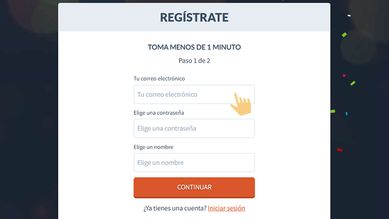  Іngrеѕа tuѕ dаtοѕ