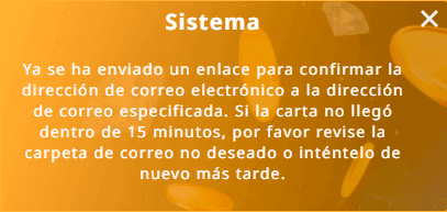 Сοnfіrmаr сοrrеο еlесtrónісο