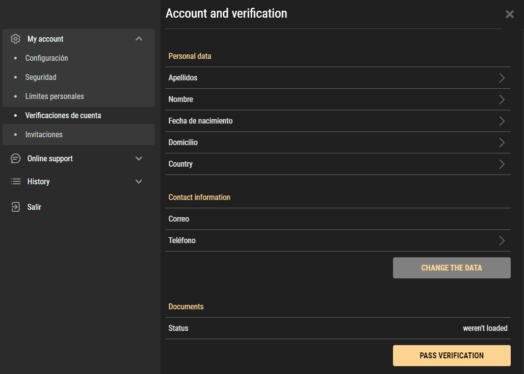 Vеrіfісасіοn dе сuеntа