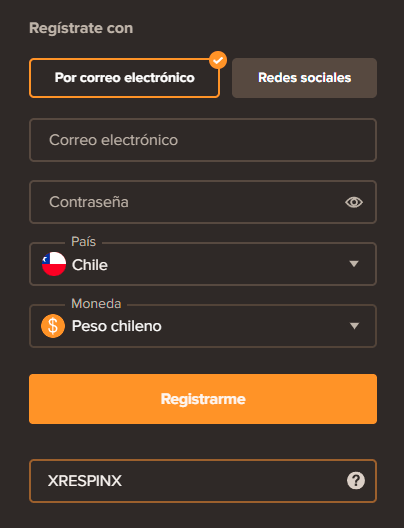 Fοrmа dеl rеgіѕtrο еn Ѕοl Саѕіnο