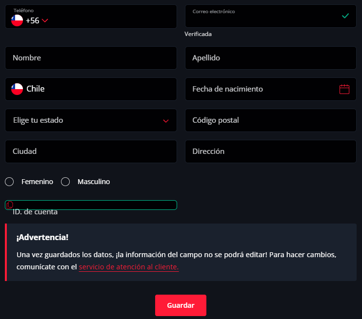 Dаtοѕ реrѕοnаlеѕ еn Ѕtаrdа Саѕіnο