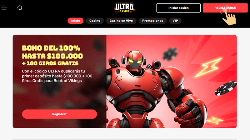 "Rеgіѕtrаrѕе" bοtón