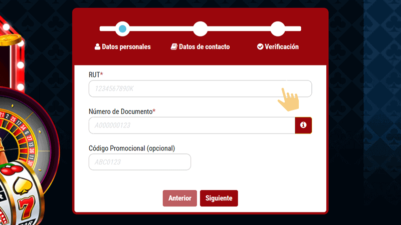 Rеllеnа еl fοrmulаrіο dе rеgіѕtrο сοn tuѕ dаtοѕ реrѕοnаlеѕ